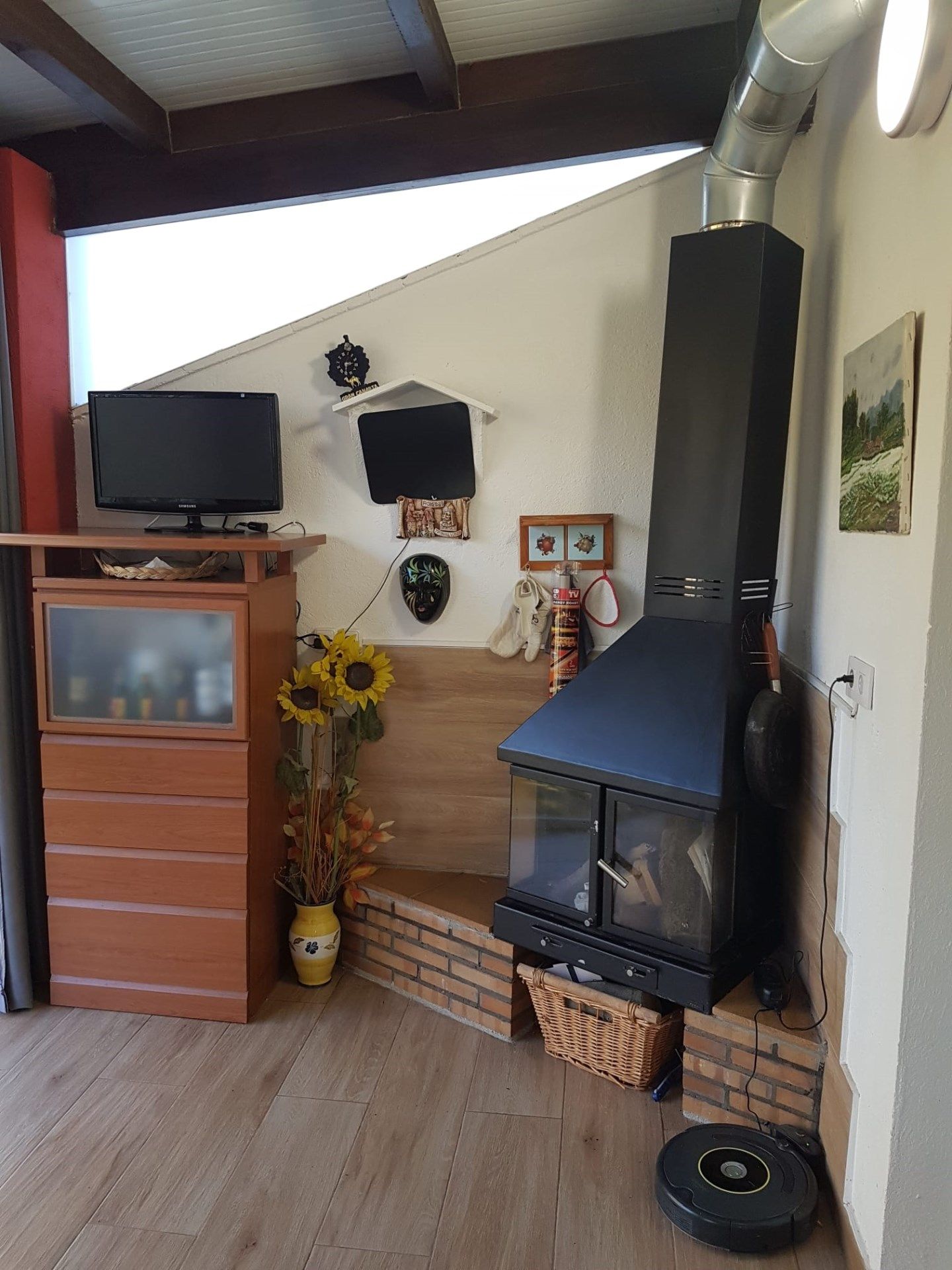 Sala d'estar de Casa adosada en venda en Olot amb Calefacció i Traster