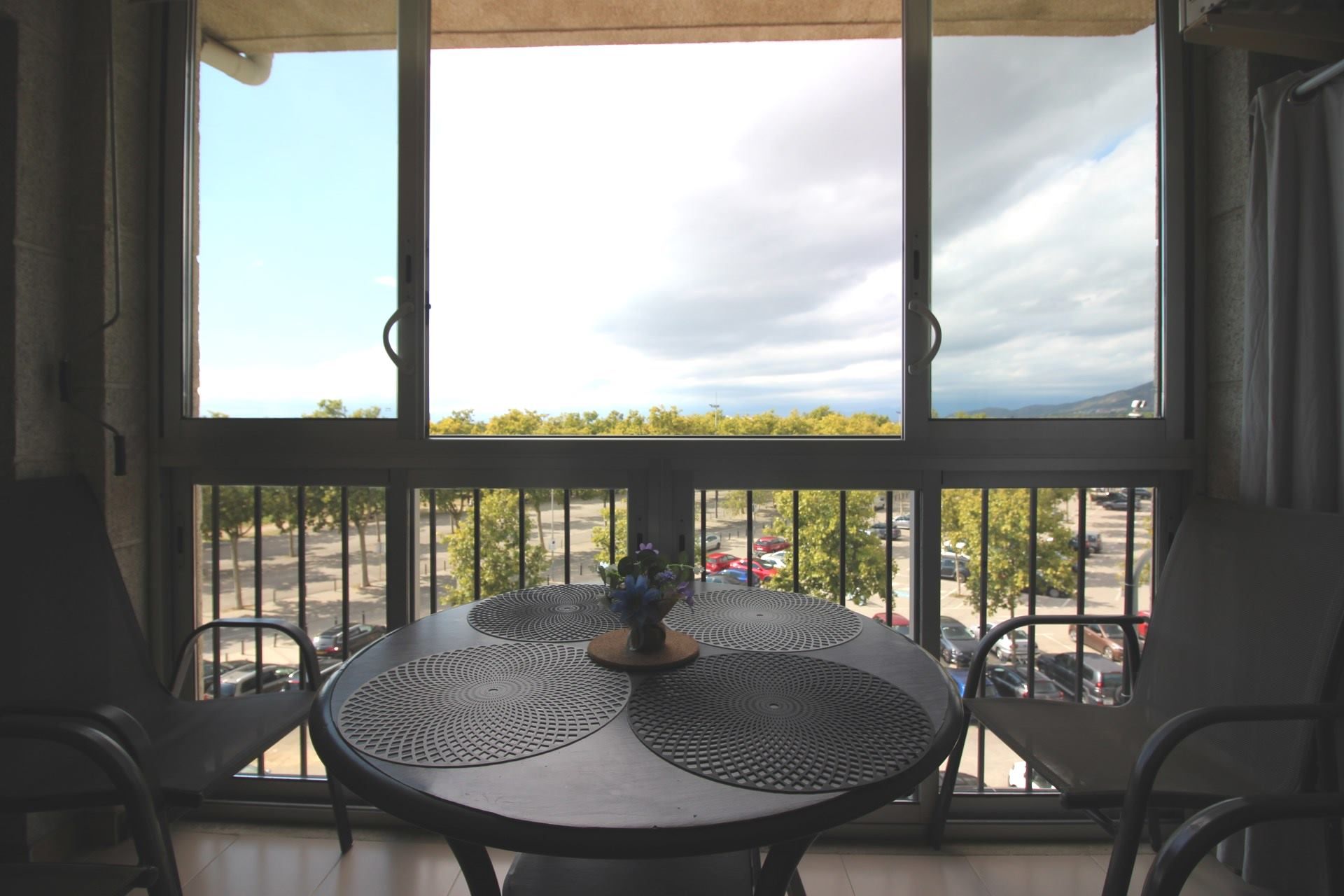 Balcony of Flat for sale in Roses  with Heating, Terrace and Furnished