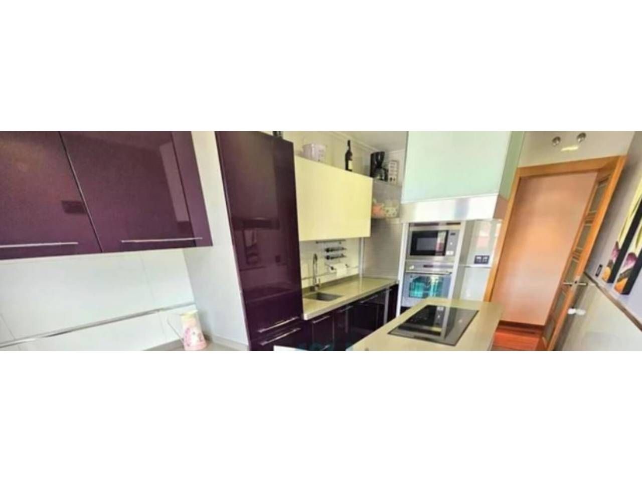 Kitchen of Flat for sale in Ourense Capital   with Heating, Parquet flooring and Terrace