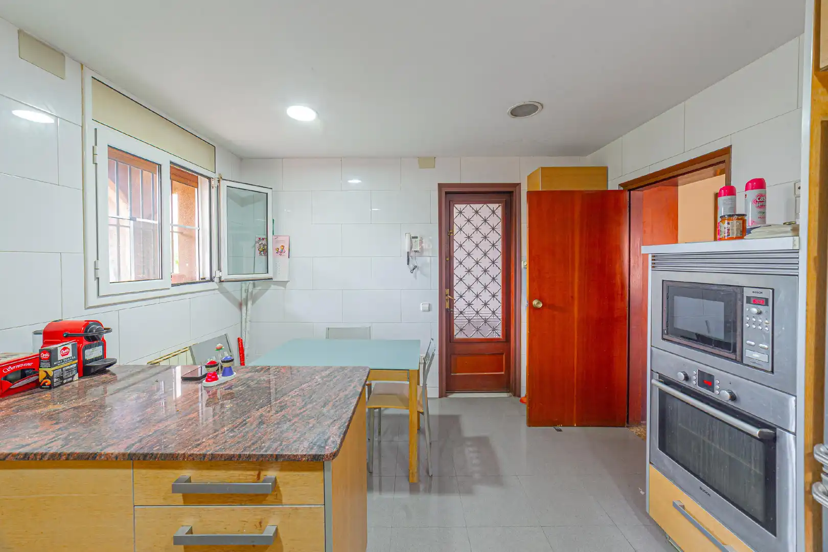 Kitchen of Houses for sale in Sant Feliu de Llobregat  with Heating, Private garden and Balcony