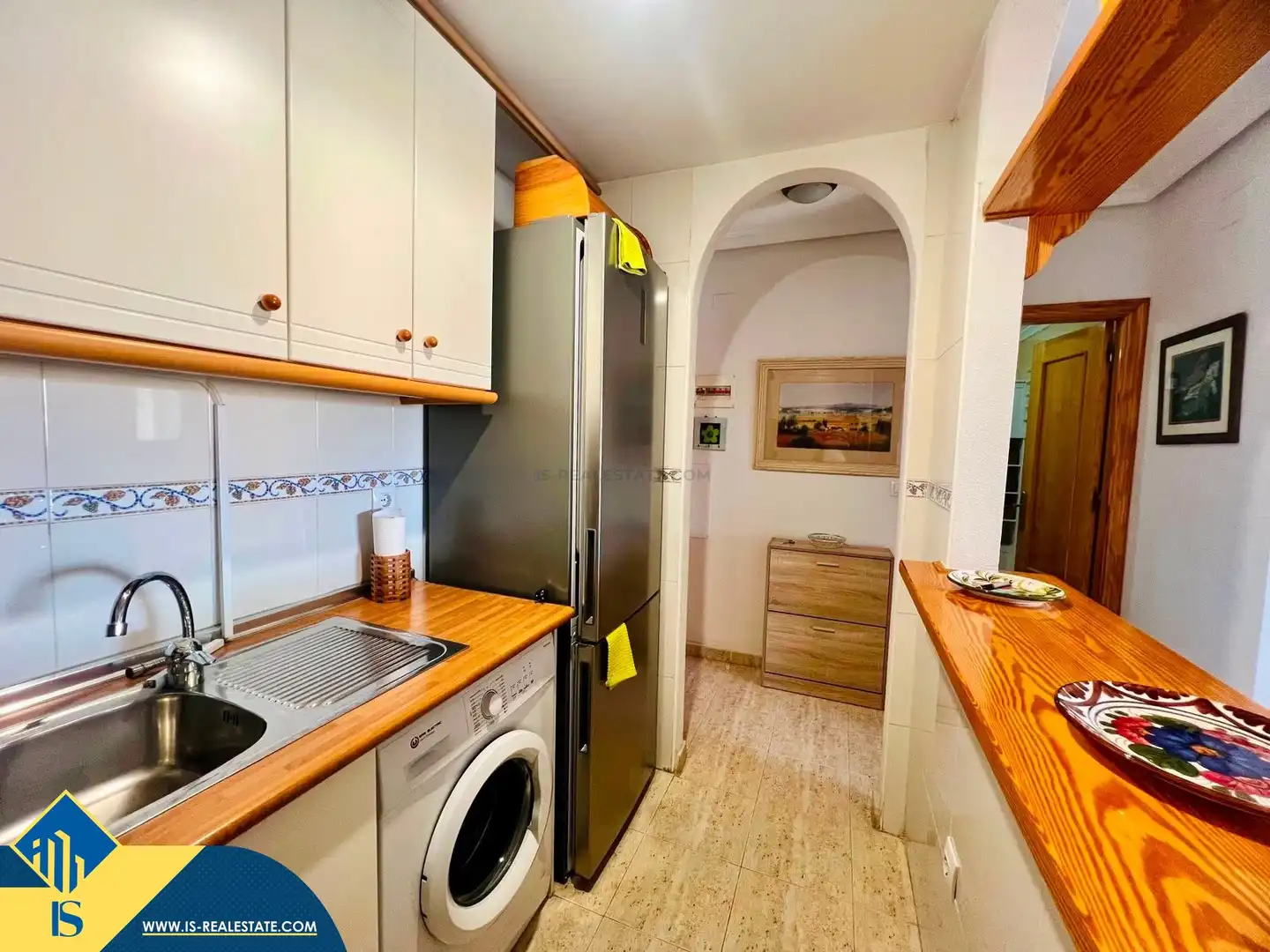 Kitchen of Flat for sale in Torrevieja  with Air Conditioner, Terrace and Furnished