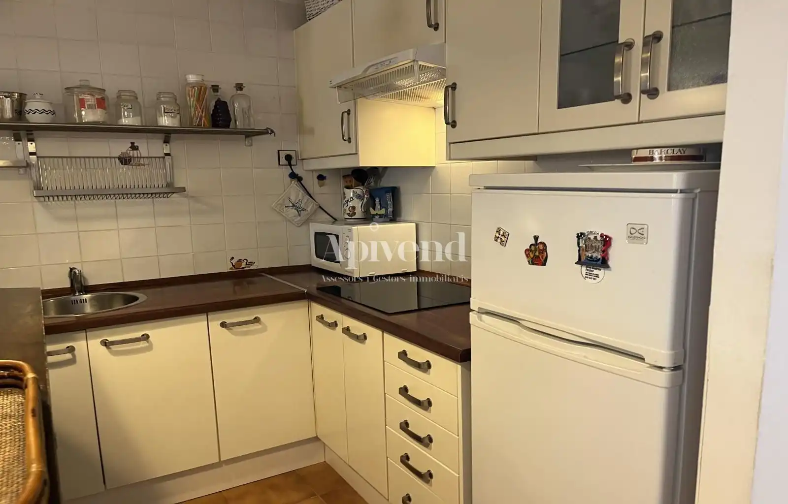 Cuina de Casa adosada en venda en Garrigàs amb Terrassa i Moblat