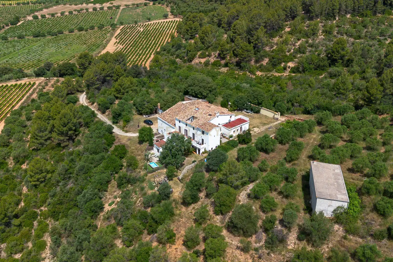 Garden of Country homes for sale in Piera  with Air Conditioner, Private garden and Storage room