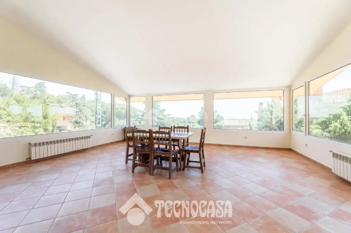 Terraza de Casa o chalet en venta en Hoyo de Manzanares con Calefacción y Piscina