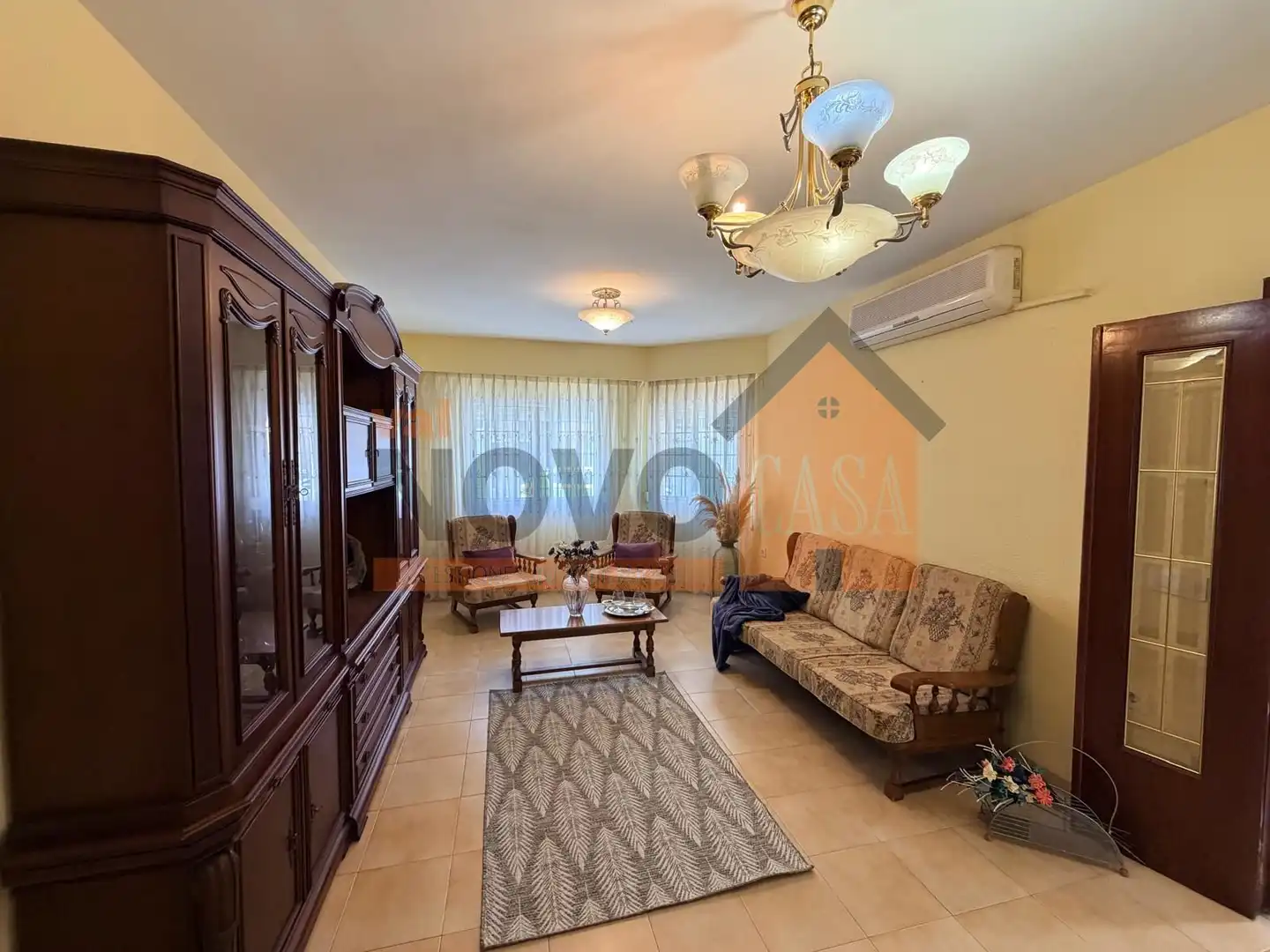 Sala d'estar de Casa adosada en venda en Silla