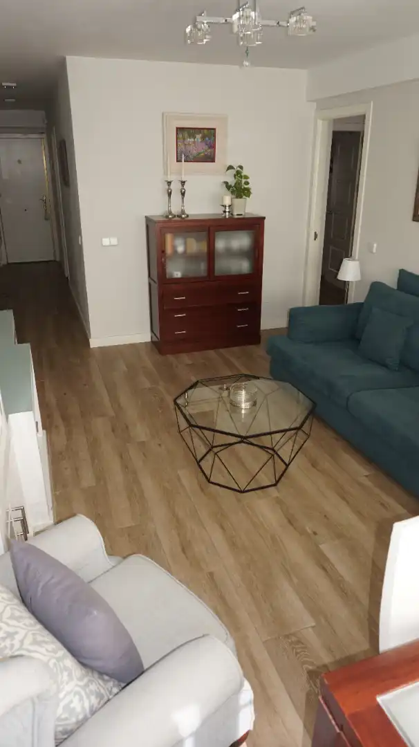 Wohnzimmer von Wohnung zum Verkauf in Madrid mit Klimaanlage, Heizung und Terrasse