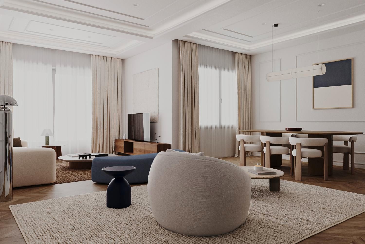 Sala de estar de Piso en venta en  Madrid Capital con Calefacción y Terraza