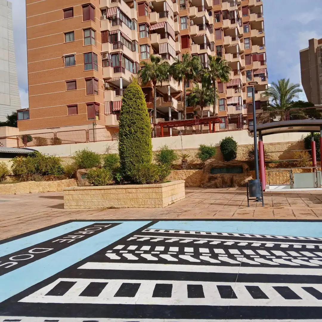 Exterior view of Flat for sale in Finestrat  with Private garden and Community pool