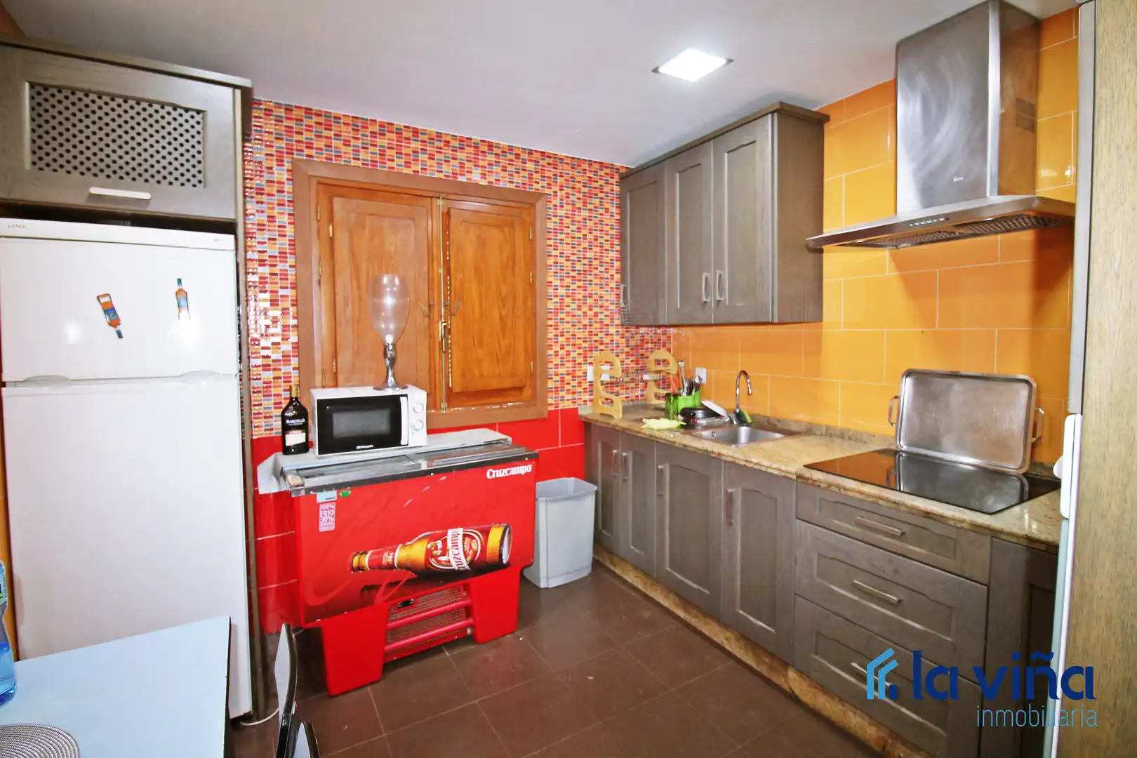 Cocina de Casa o chalet en venta en Villanueva de Tapia con Aire acondicionado, Jardín privado y Trastero