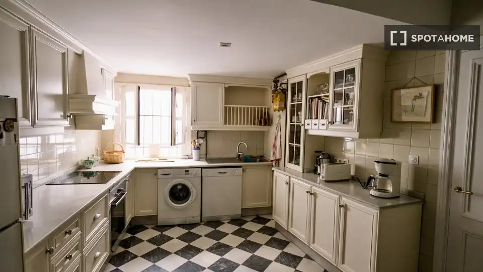 Kitchen of Apartments for share in Sevilla  with Air Conditioner, Heating and Terrace