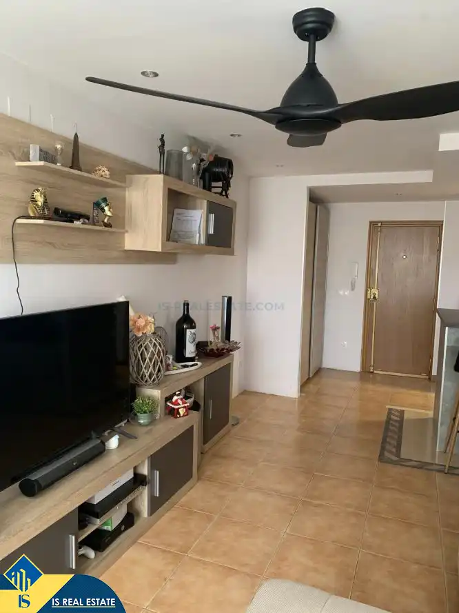 Sala d'estar de Apartament en venda en Alicante / Alacant amb Aire condicionat, Calefacció i Moblat