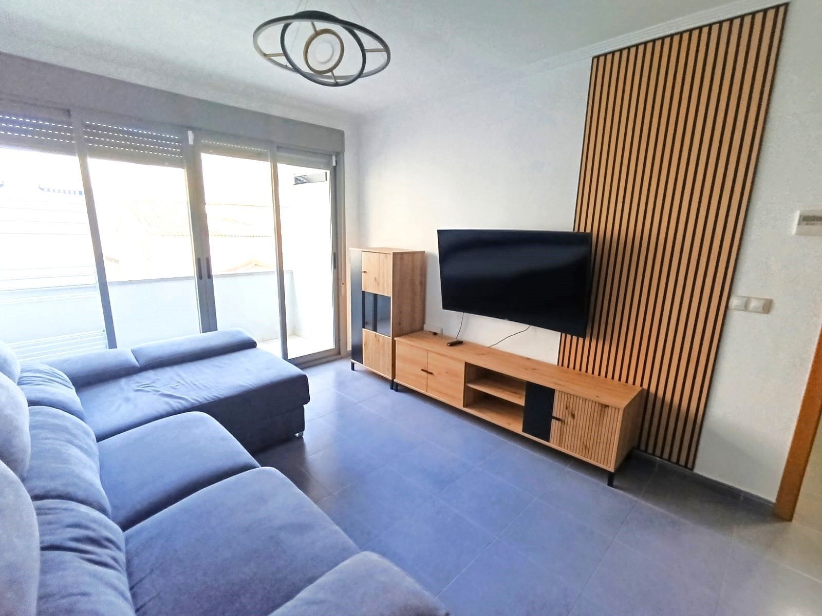 Sala d'estar de Apartament de lloguer en Benissa amb Aire condicionat, Calefacció i Moblat