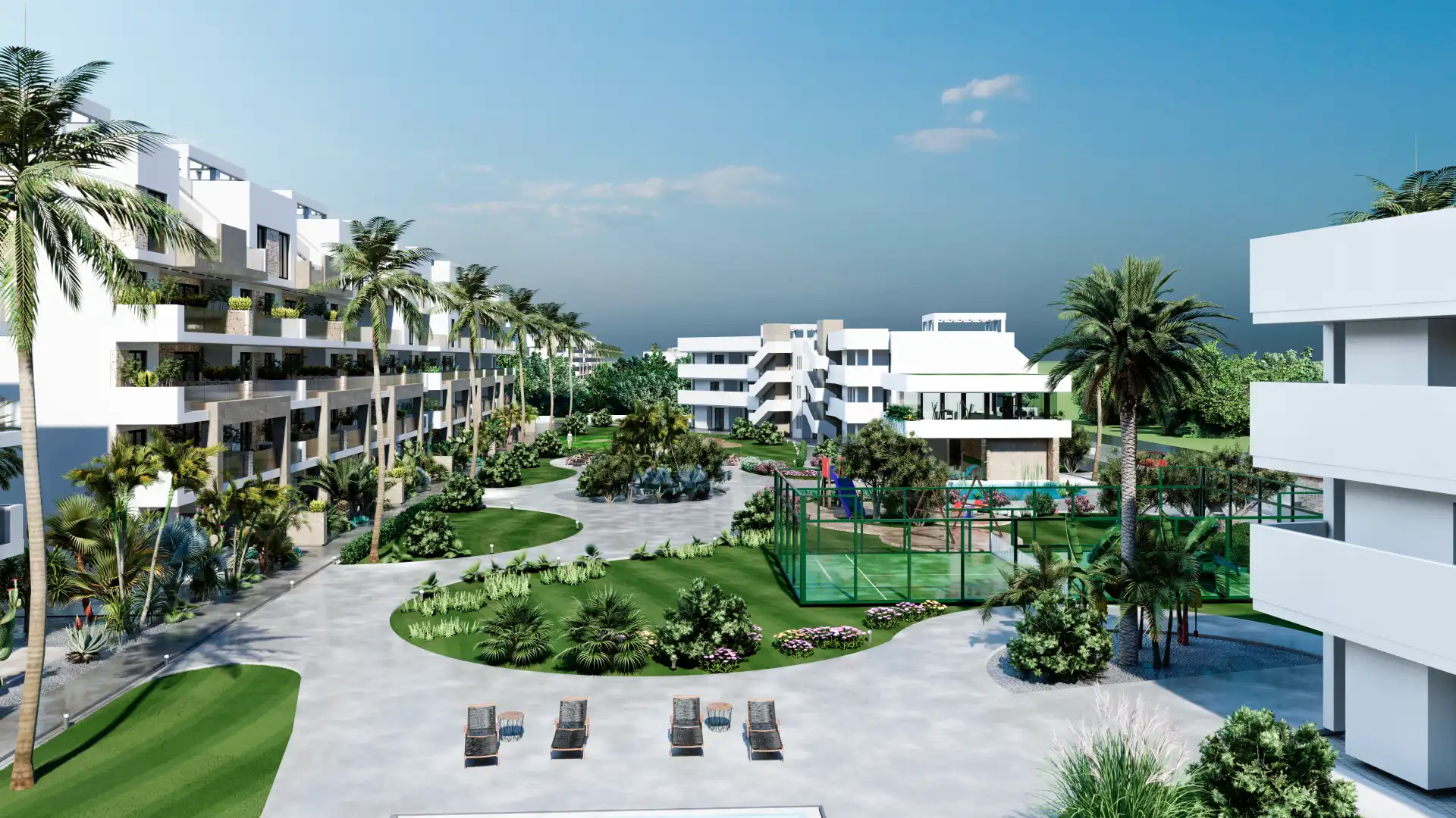 Apartamento con piscina en venta en El Raso