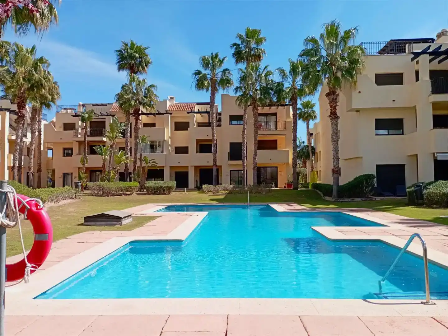 Swimming pool of Flat for sale in San Javier  with Air Conditioner, Terrace and Swimming Pool