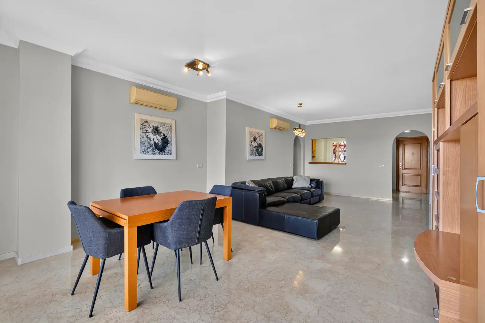 Living room of Flat for sale in Mijas  with Air Conditioner, Terrace and Storage room