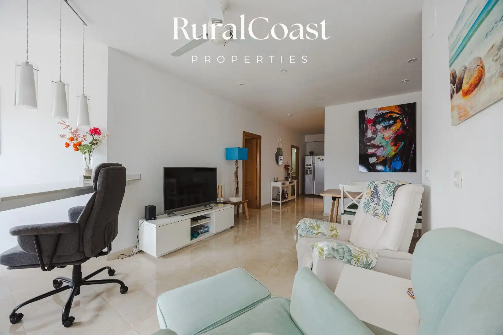 Sala de estar de Casa o chalet en venta en Busot con Aire acondicionado, Calefacción y Terraza