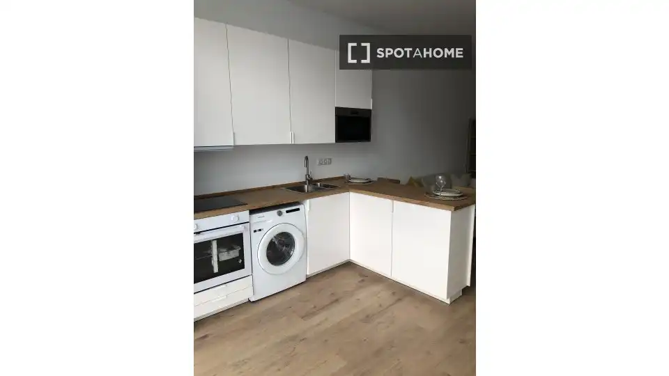 Cocina de Piso de alquiler en Madrid con Aire acondicionado, Calefacción y Amueblado
