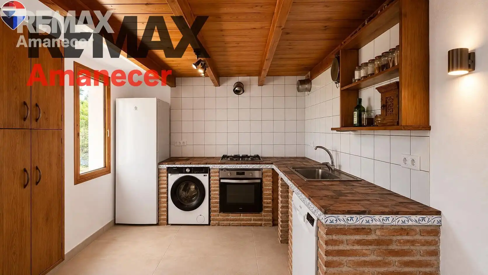 Cocina de Casa o chalet de alquiler en Dénia con Aire acondicionado, Jardín privado y Terraza