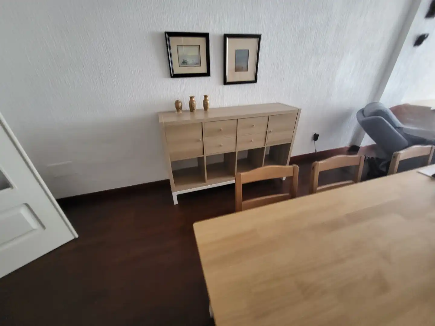 Menjador de Pis de lloguer en Almería amb Aire condicionat, Calefacció i Parquet
