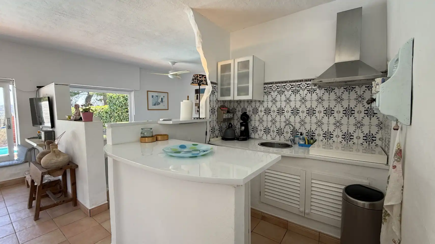 Kitchen of Houses for sale in Sant Antoni de Portmany  with Air Conditioner, Heating and Private garden