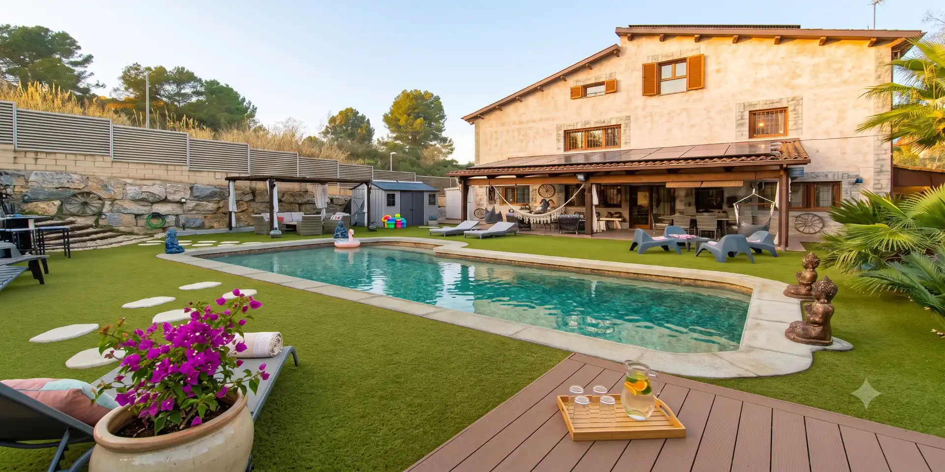 Casa con terraza en venta en Carrer dels Avellaners