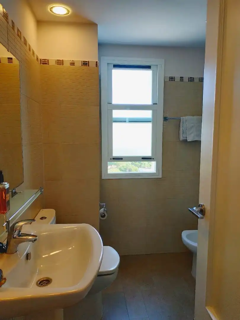 Bathroom of Flat for rent in Punta Umbría  with Air Conditioner, Terrace and Furnished
