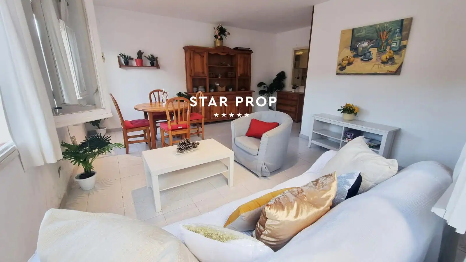 Living room of Flat for sale in Colera  with Terrace, Furnished and Oven
