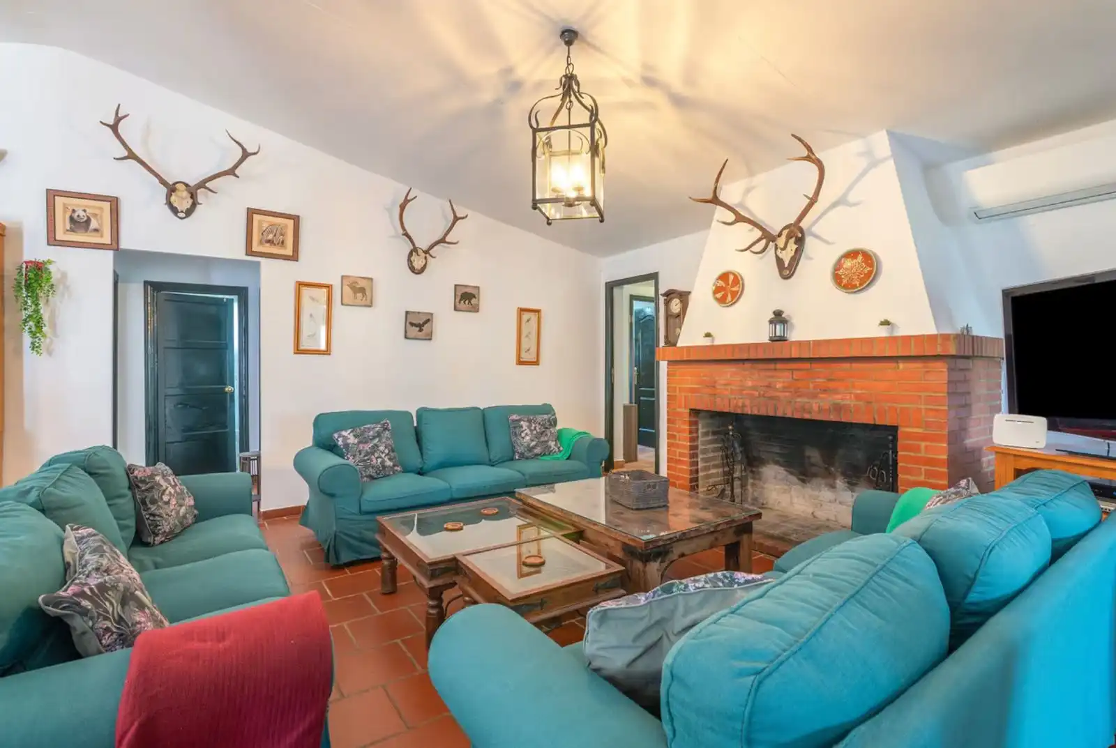 Sala de estar de Casa o chalet en venta en Aroche con Aire acondicionado, Jardín privado y Terraza