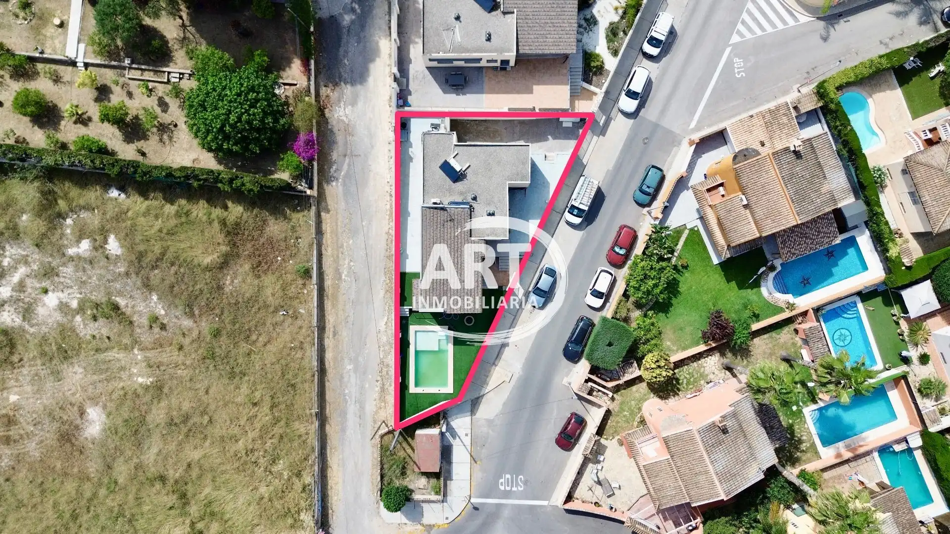 Vista exterior de Casa o xalet en venda en La Pobla de Vallbona amb Aire condicionat, Calefacció i Jardí privat