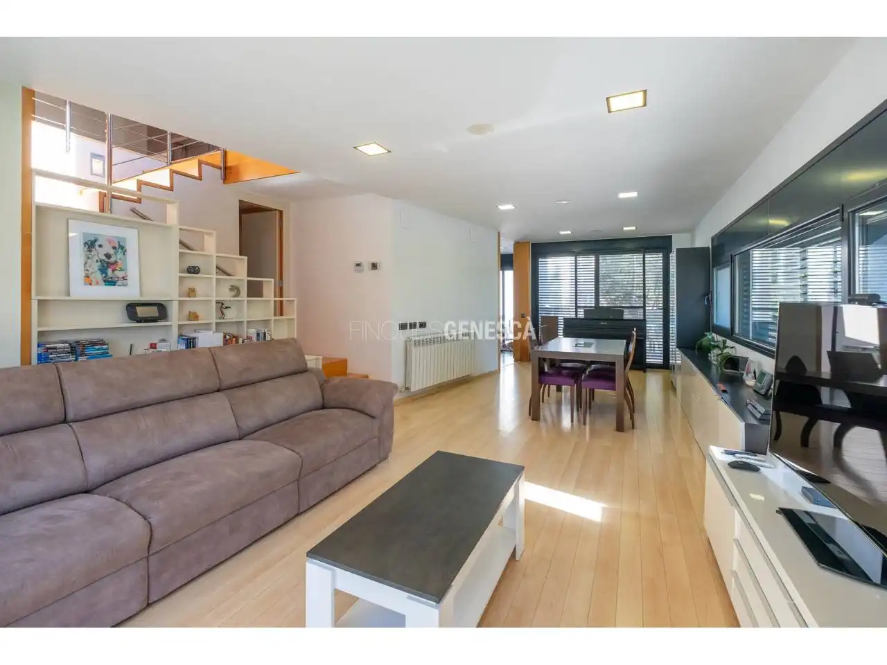 Sala de estar de Casa o chalet en venta en Matadepera con Aire acondicionado, Calefacción y Jardín privado