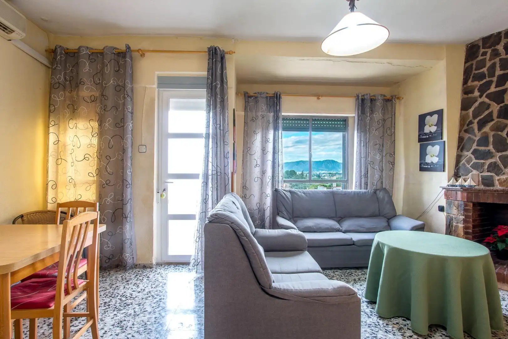 Sala de estar de Casa o chalet en venta en Murcia con Aire acondicionado, Terraza y Trastero