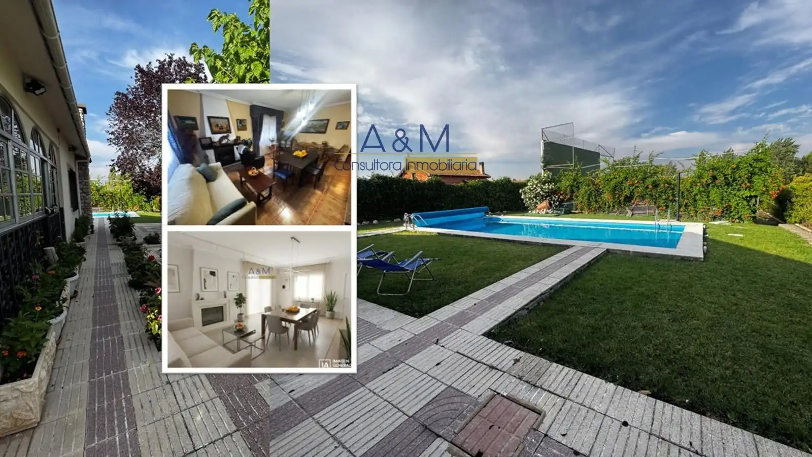 Jardín de Casa o chalet en venta en Viana de Cega con Piscina