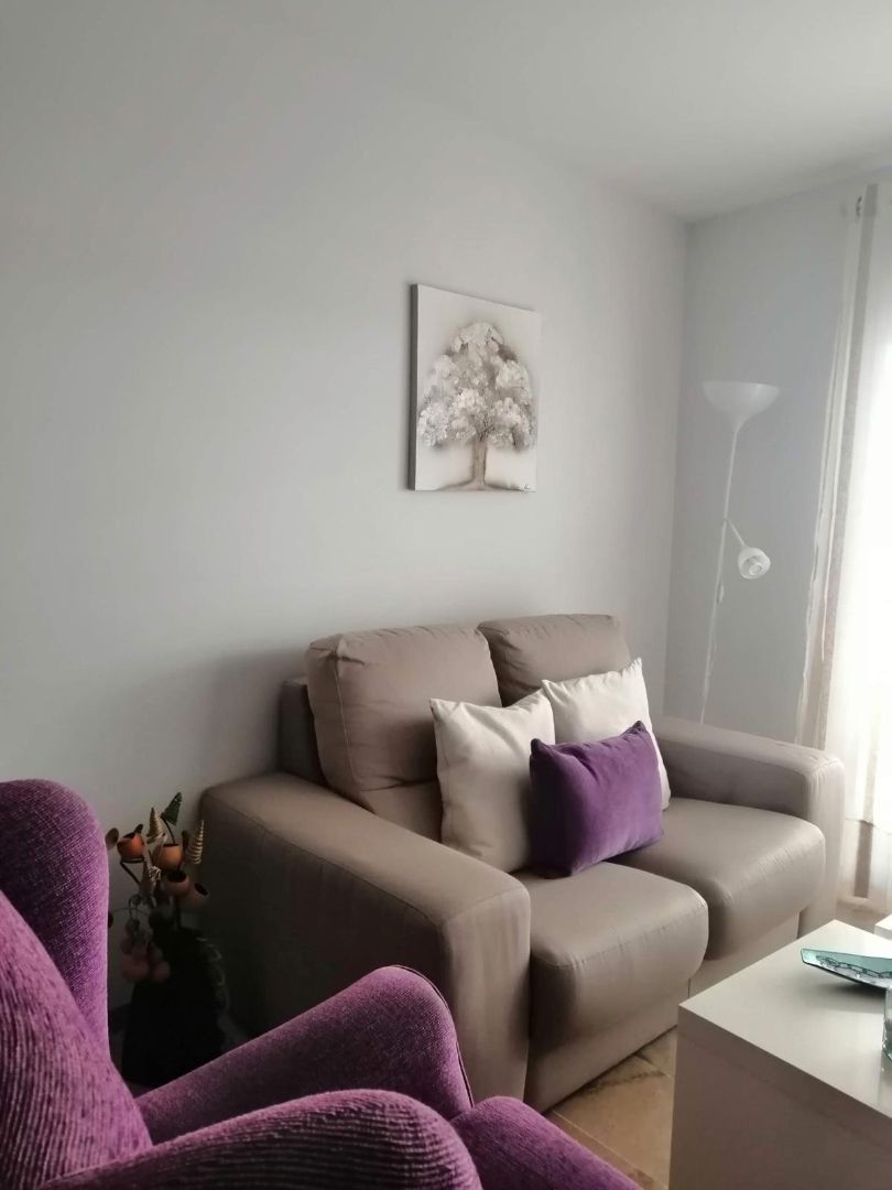 Living room of Flat to rent in Rincón de la Victoria  with Heating, Furnished and Oven