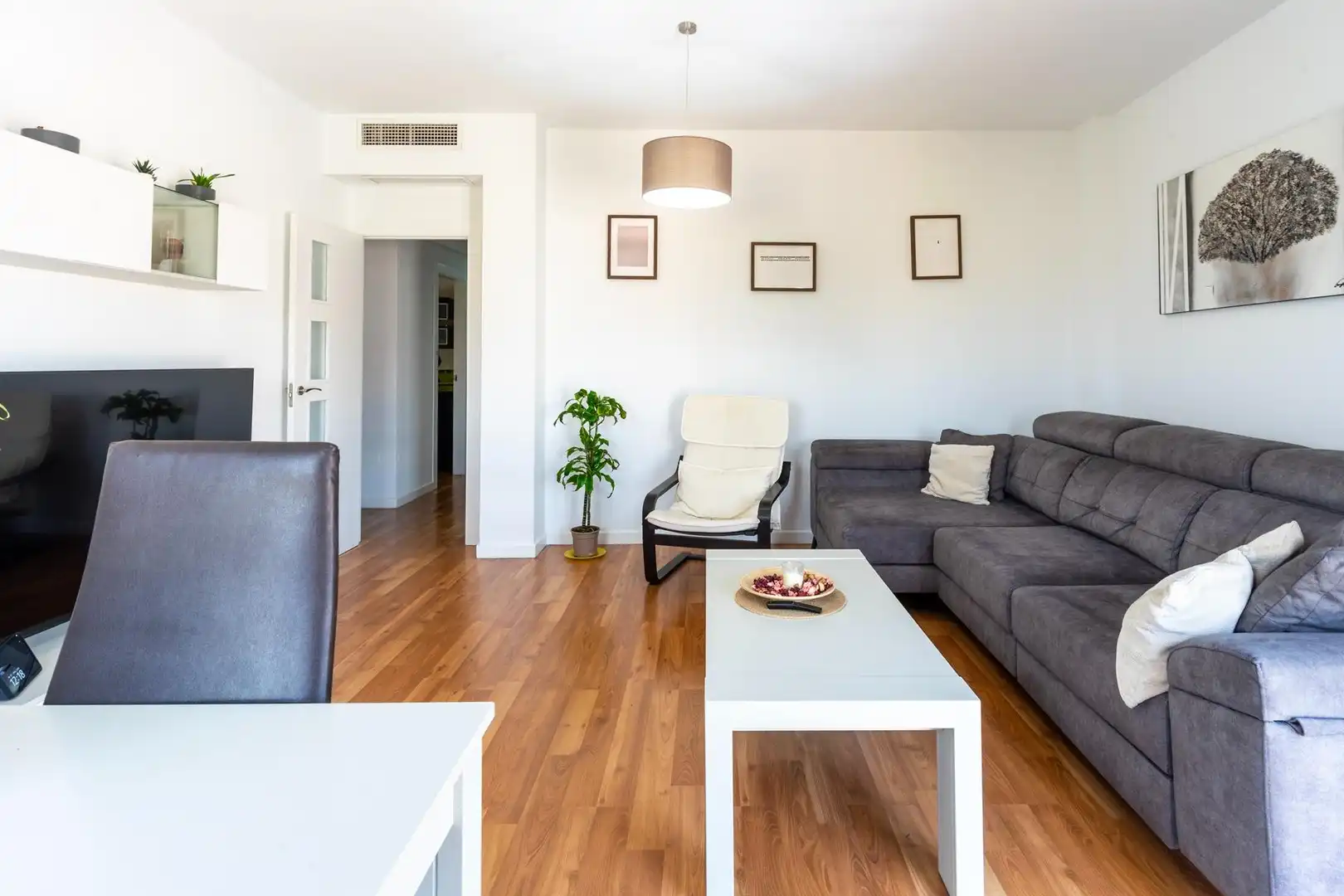 Wohnzimmer von Wohnung zum Verkauf in Las Torres de Cotillas mit Klimaanlage, Heizung und Parkett