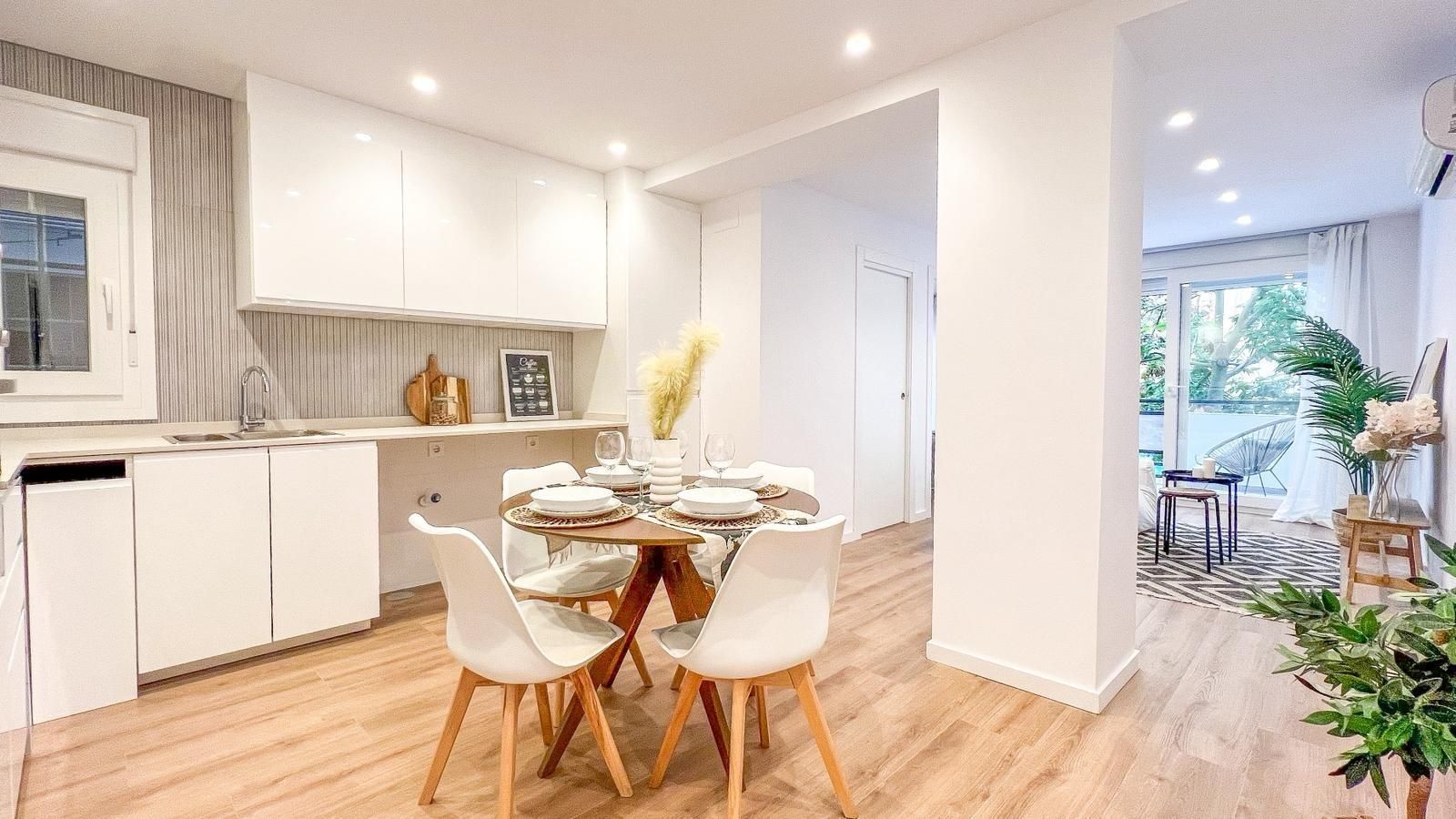 Menjador de Apartament en venda en Málaga Capital amb Aire condicionat, Terrassa i Balcó