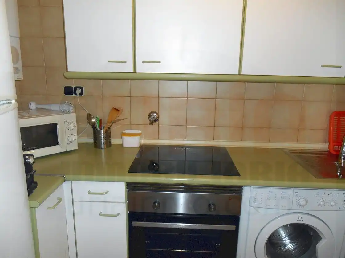 Kitchen of Apartments for rent in Oviedo   with Heating, Terrace and Washing machine