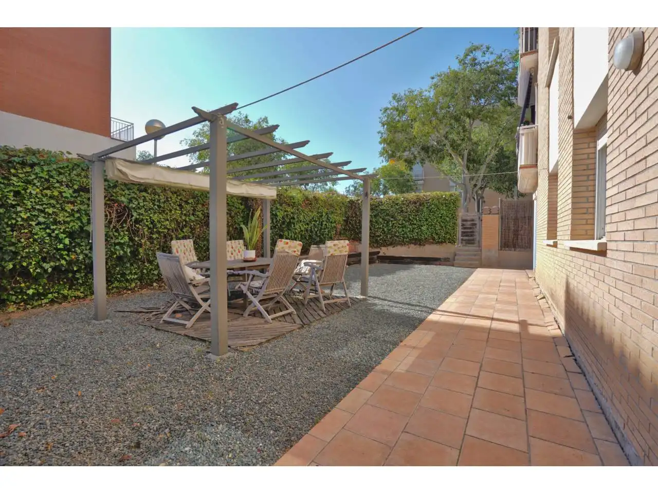 Terrace of Flat for sale in Polinyà  with Heating, Private garden and Parquet flooring