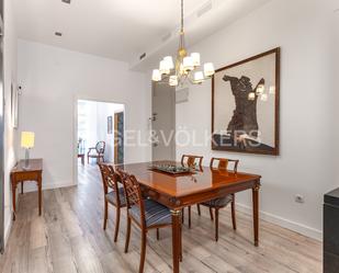 Dining room of Apartment to rent in  Valencia Capital  with Air Conditioner, Heating and Private garden