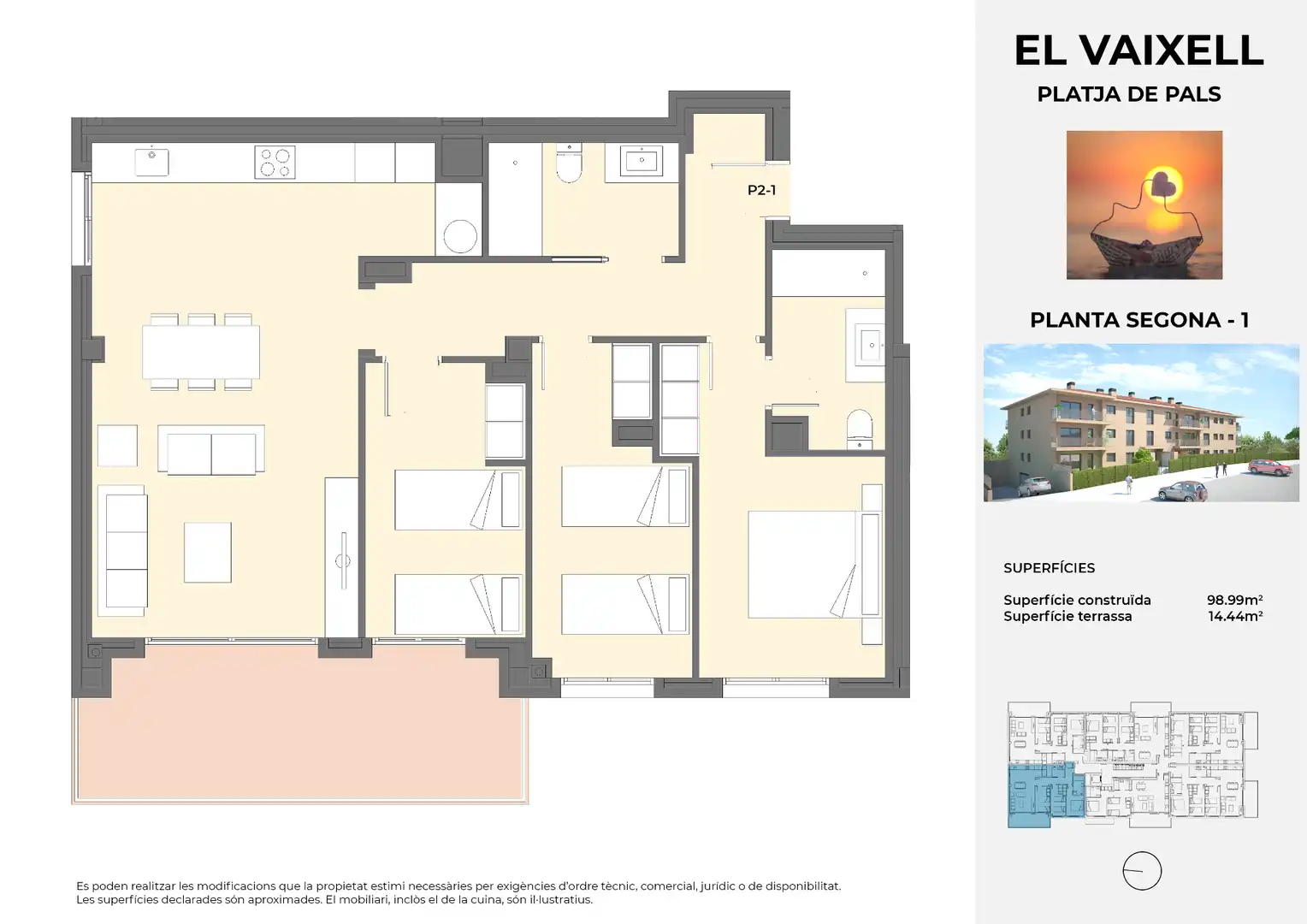 Piso con terraza en venta en Carrer de la Torre Mora, imagen 11