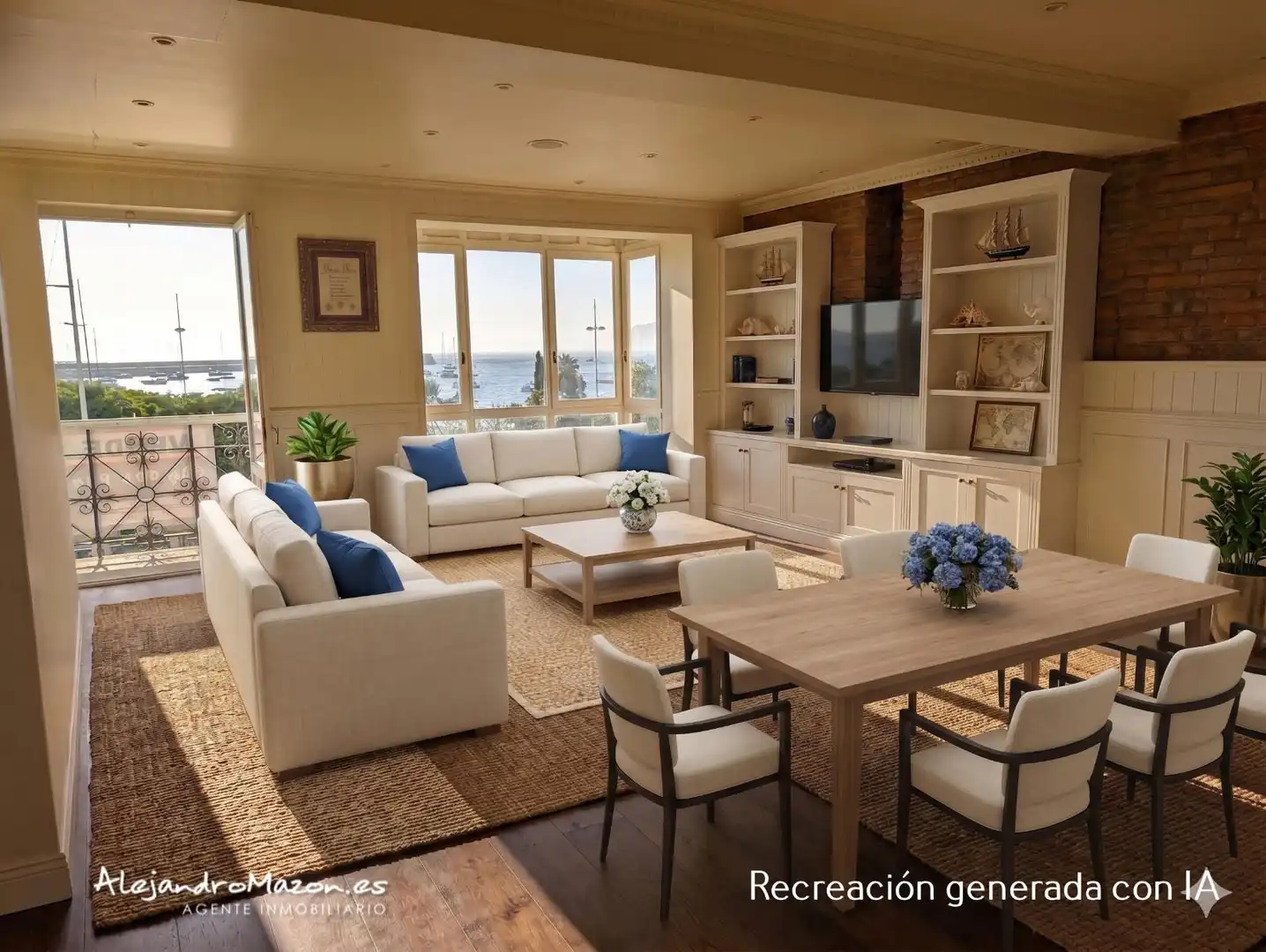 Sala de estar de Piso en venta en Castro-Urdiales con Aire acondicionado, Calefacción y Terraza