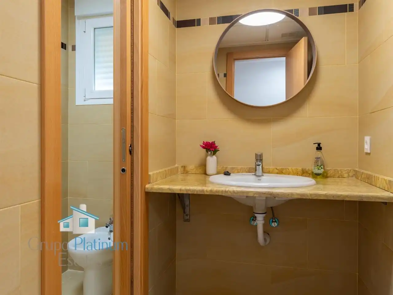 Badezimmer von Wohnungen zum Verkauf in Pulpí mit Klimaanlage, Heizung und Schwimmbad