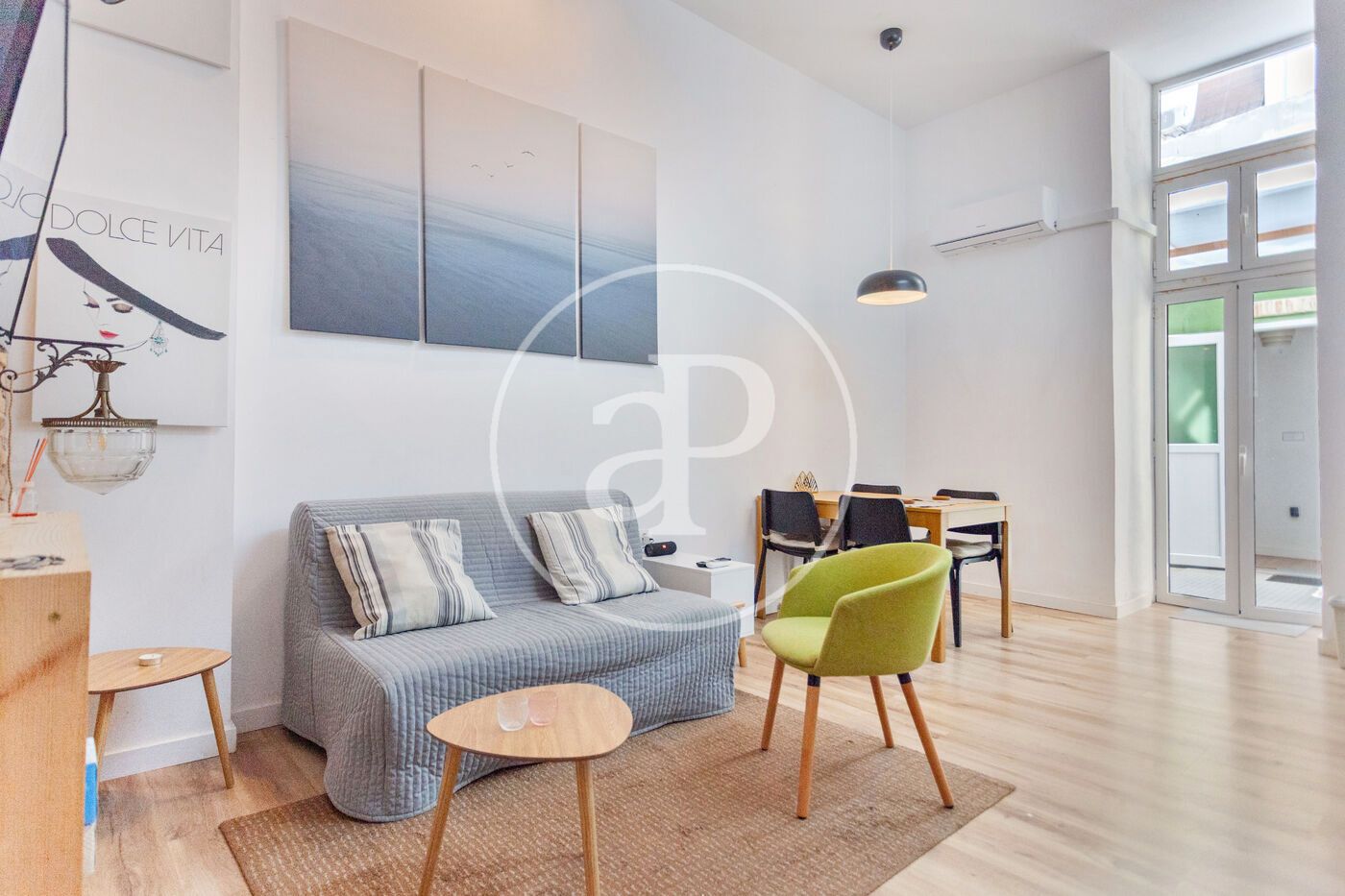 Sala d'estar de Pis en venda en  Valencia Capital amb Aire condicionat, Calefacció i Terrassa