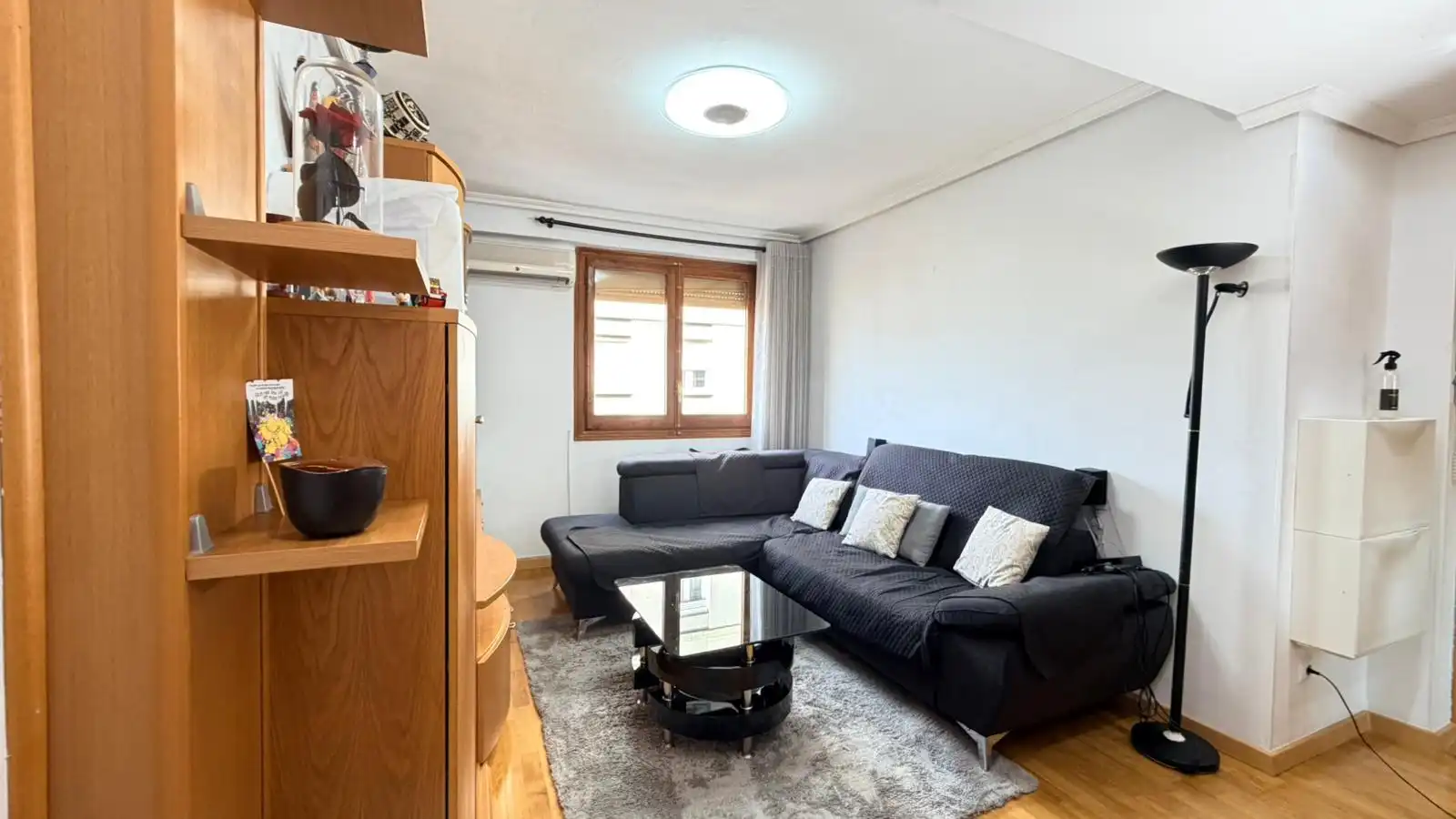 Sala de estar de Piso en venta en Zaragoza con Aire acondicionado, Calefacción y Parquet