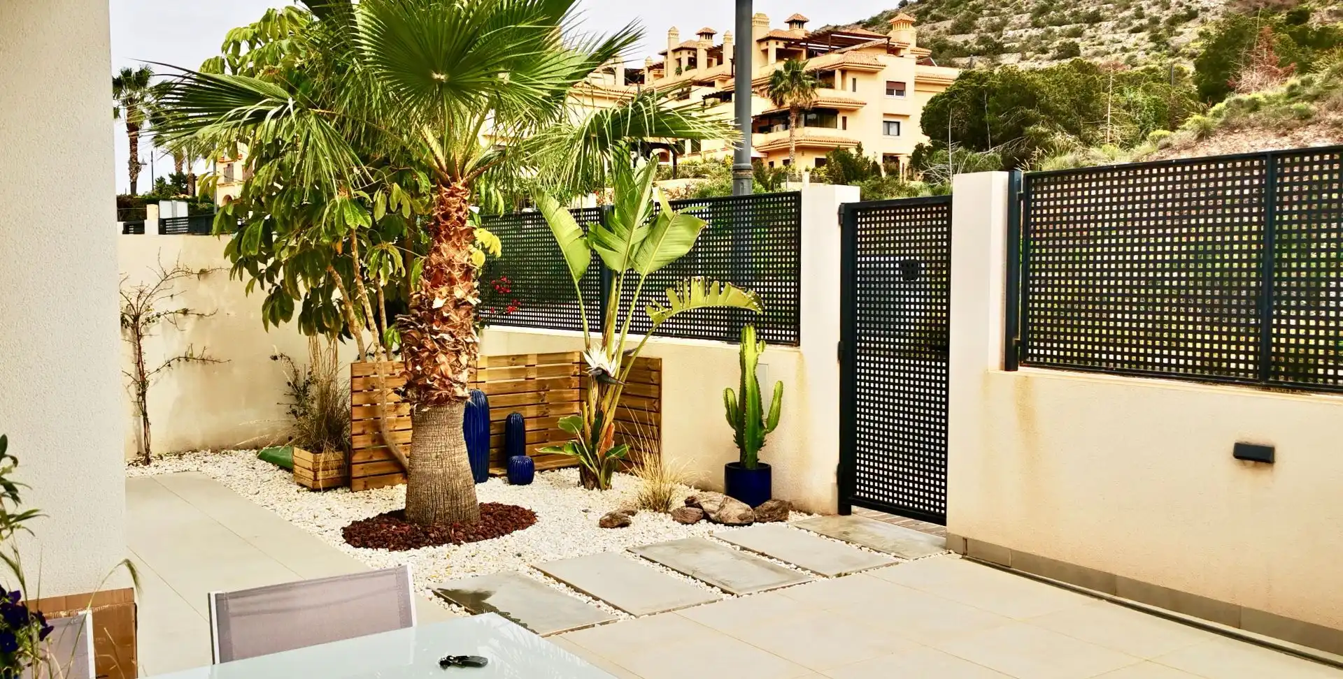 Terrassa de Casa o xalet de lloguer en Águilas amb Aire condicionat, Jardí privat i Terrassa