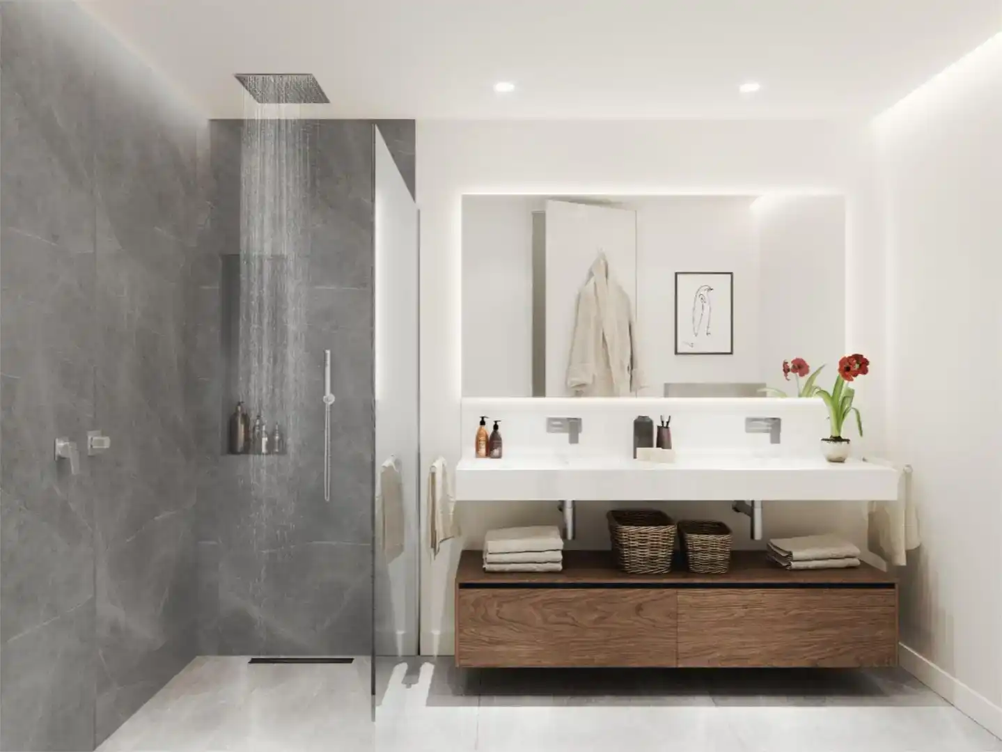 Bany de Apartament en venda en Estepona amb Aire condicionat i Balcó