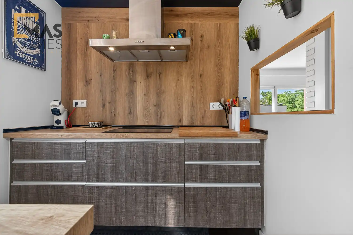Kitchen of Duplexes for sale in Sant Cugat del Vallès  with Air Conditioner, Heating and Private garden