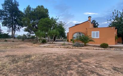 Exterior view of House or chalet for sale in La Pobla de Vallbona  with Air Conditioner, Terrace and Swimming Pool