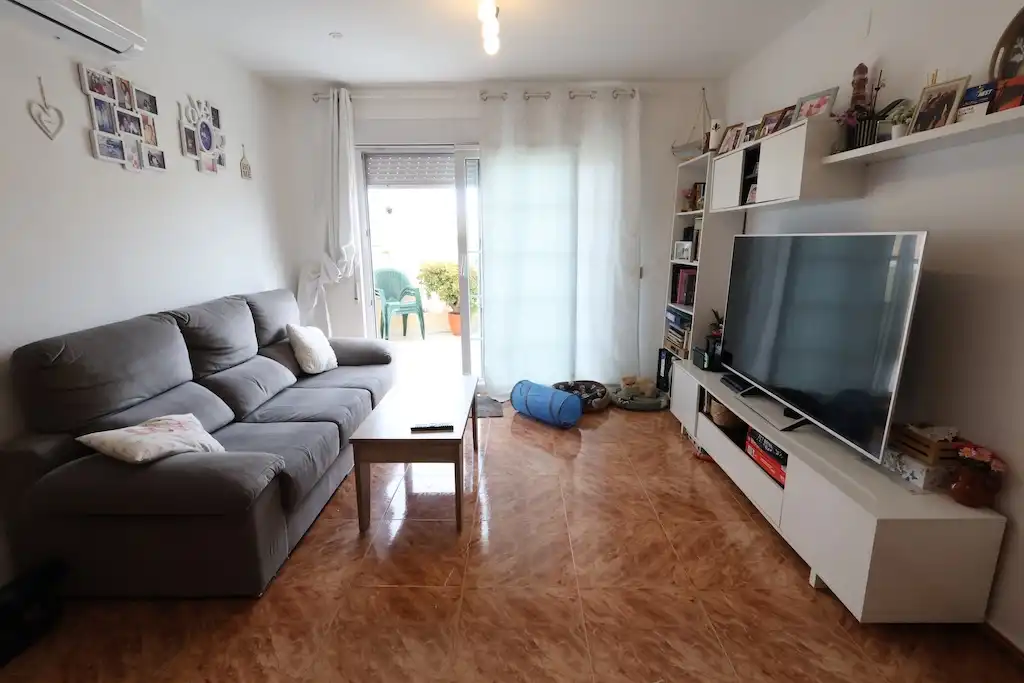 Sala de estar de Apartamento en venta en Torrevieja con Aire acondicionado, Calefacción y Terraza