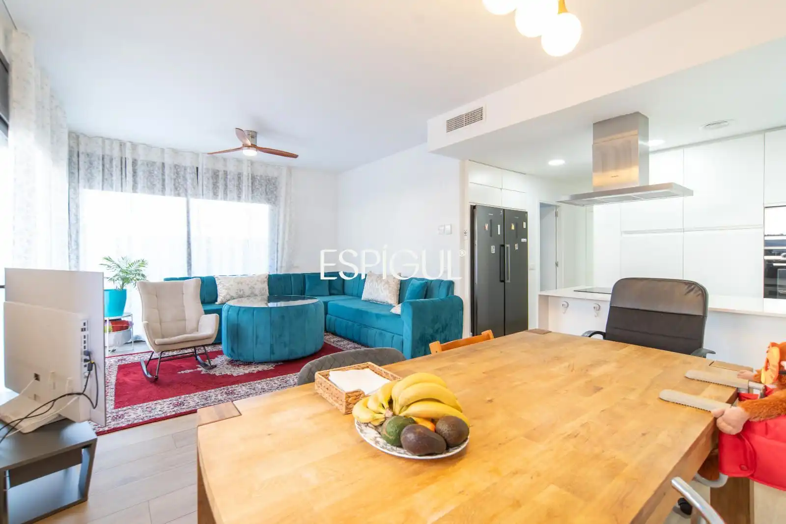 Sala de estar de Piso en venta en Vilablareix con Aire acondicionado, Calefacción y Terraza