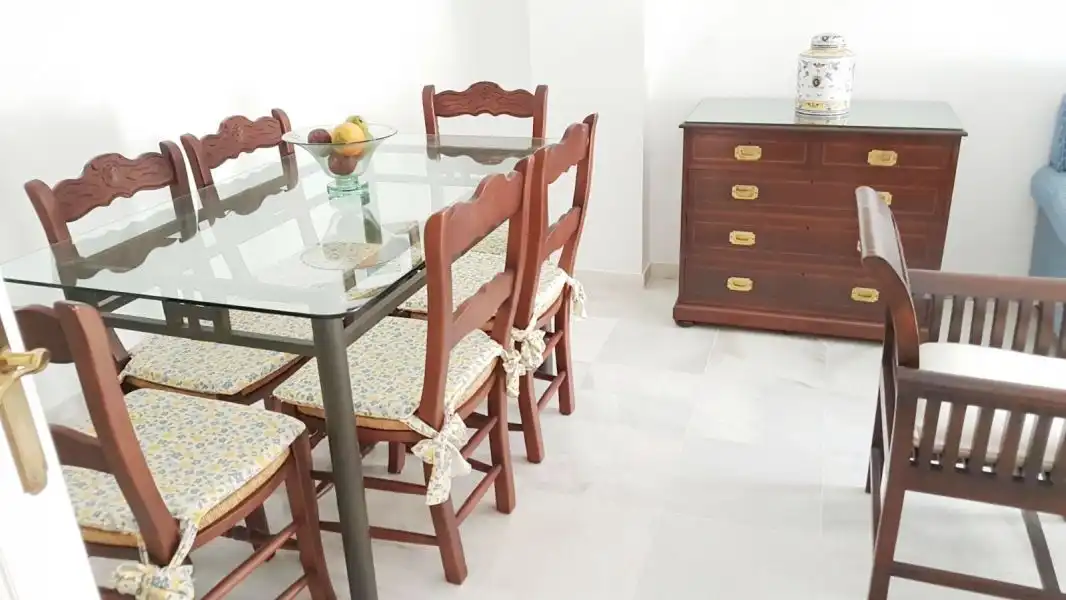 Dining room of Apartments for rent in El Puerto de Santa María  with Private garden, Terrace and Furnished